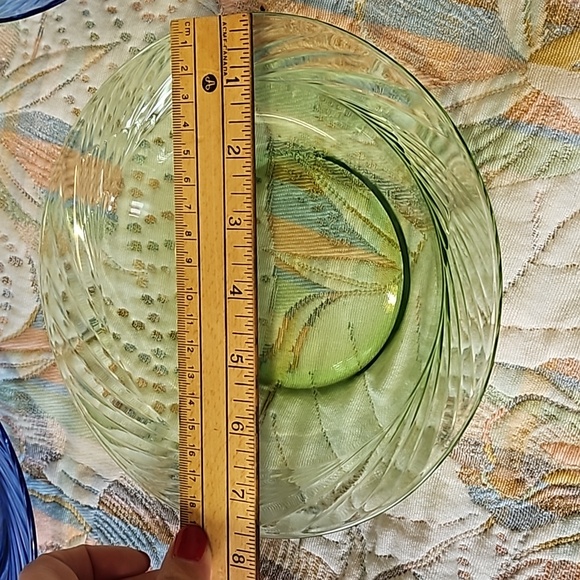 3 vintage PYREX plates. Blue and green. USA . - Picture 5 of 7